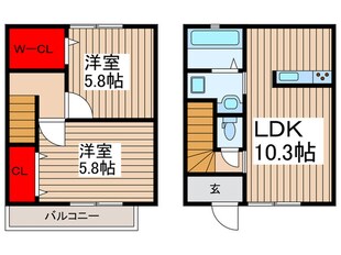 コンフォートメロウの物件間取画像